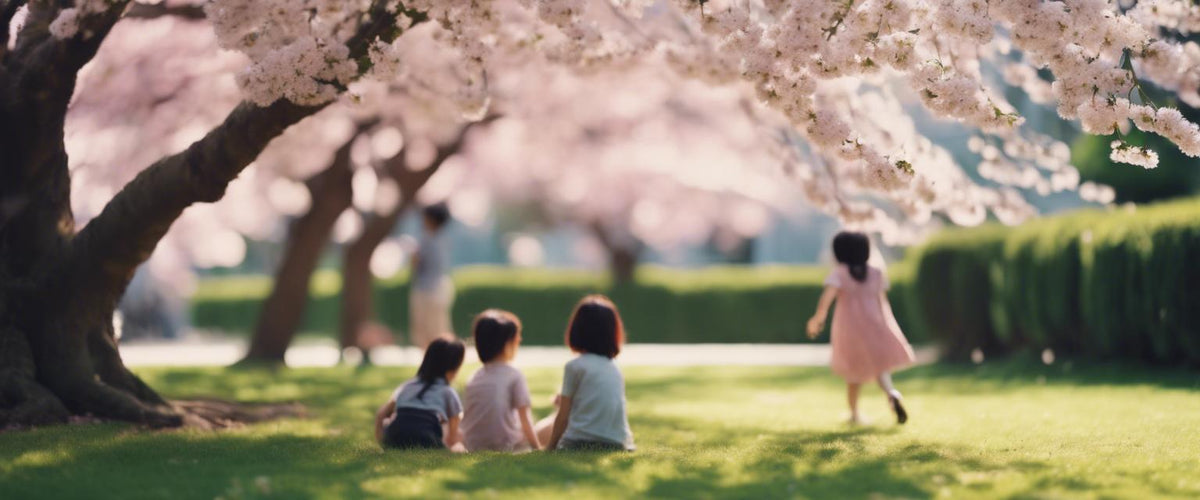 Spektakuläre Blüte der Japanischen Kirsche