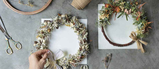 7x kreativ mit Trockenblumen