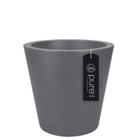 Blumentopf Elho Pure Straight rund anthrazit - Bakker