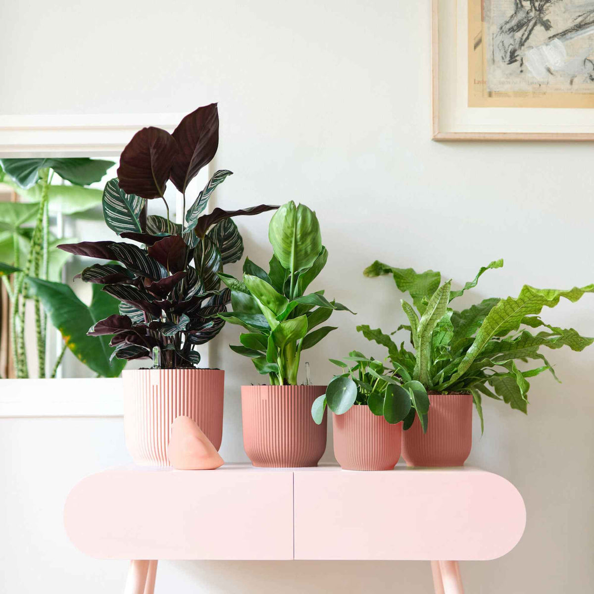 Elho Blumentopf Vibes Fold rund rosa - Innentopf - Bakker