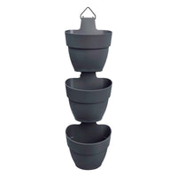  - ELHO Blumentöpfe Vibia campana, anthrazit (x3) - Pflege und Material