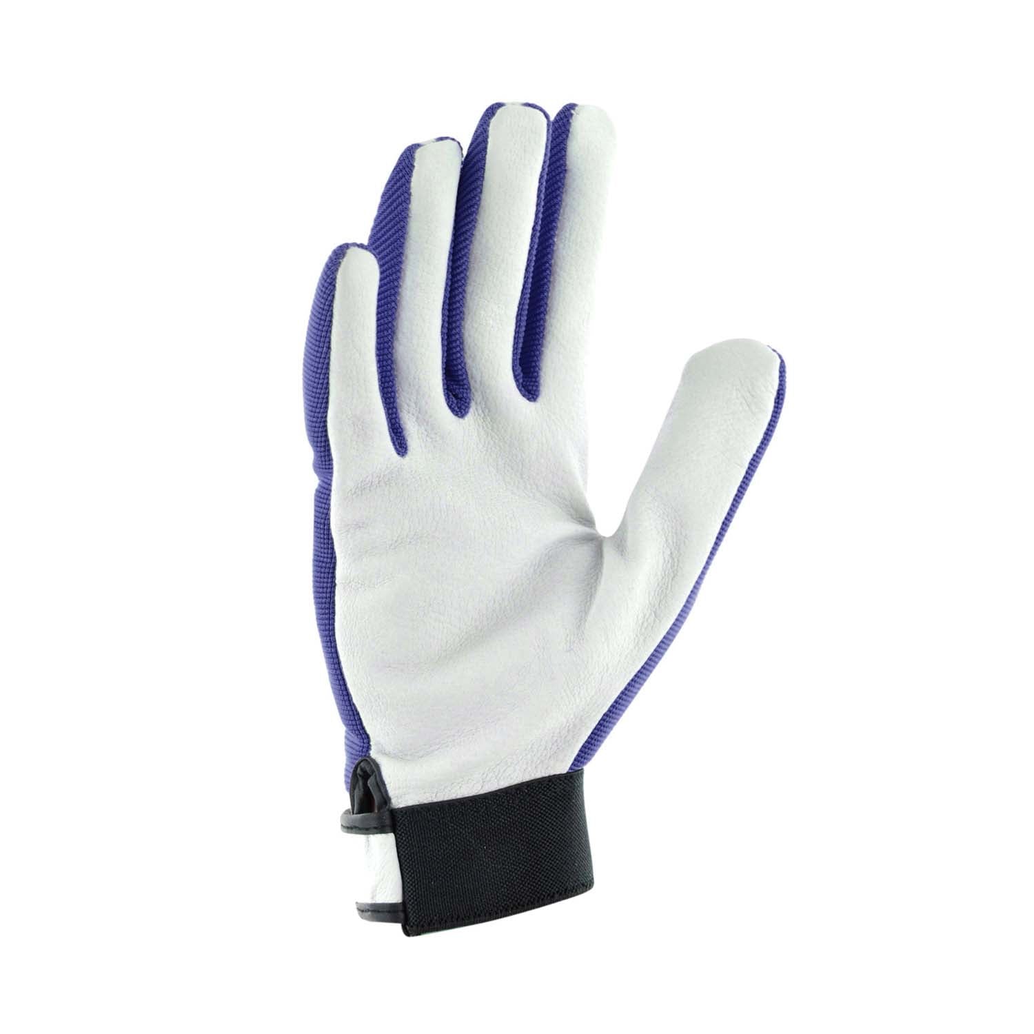 Leder-Gartenhandschuhe marineblau -  - Bakker