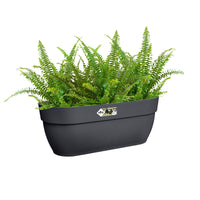 Pflanzgefäße und Blumenkästen - Balkonkasten vibia campana easy hanger large anthrazit - 