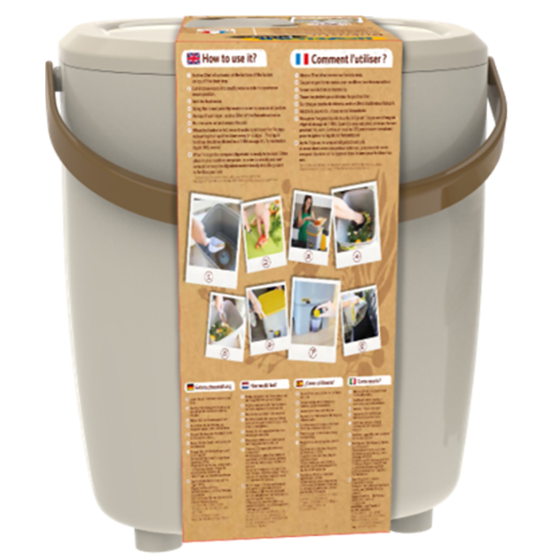  - Set aus Küchenkomposter + Kompostaktivator HOZELOCK - Pflege und Material