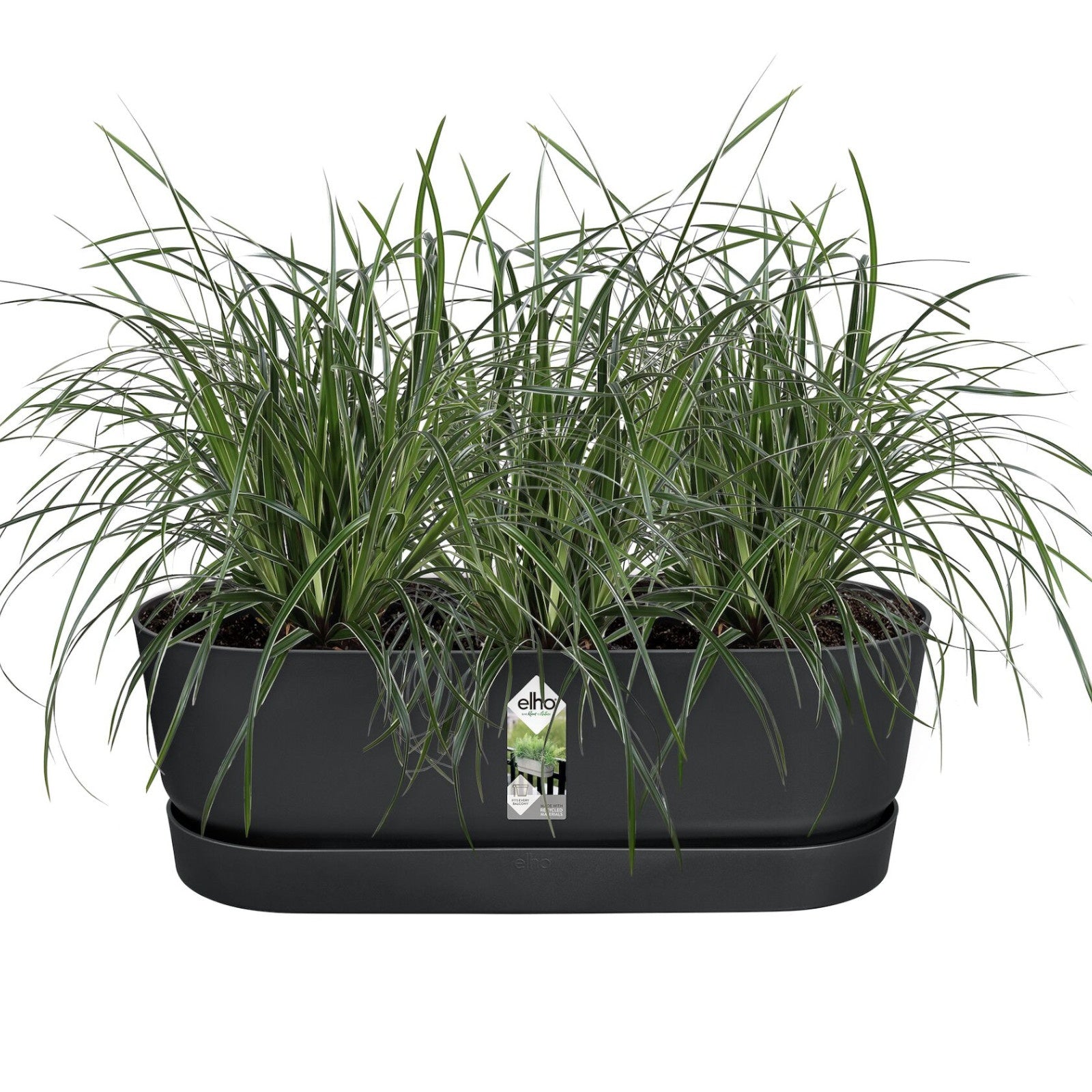 Verkauf Balkonkasten Greenville Living schwarz - 