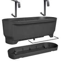 Pflanzgefäße und Blumenkästen - Balkonkasten Greenville Living schwarz - 