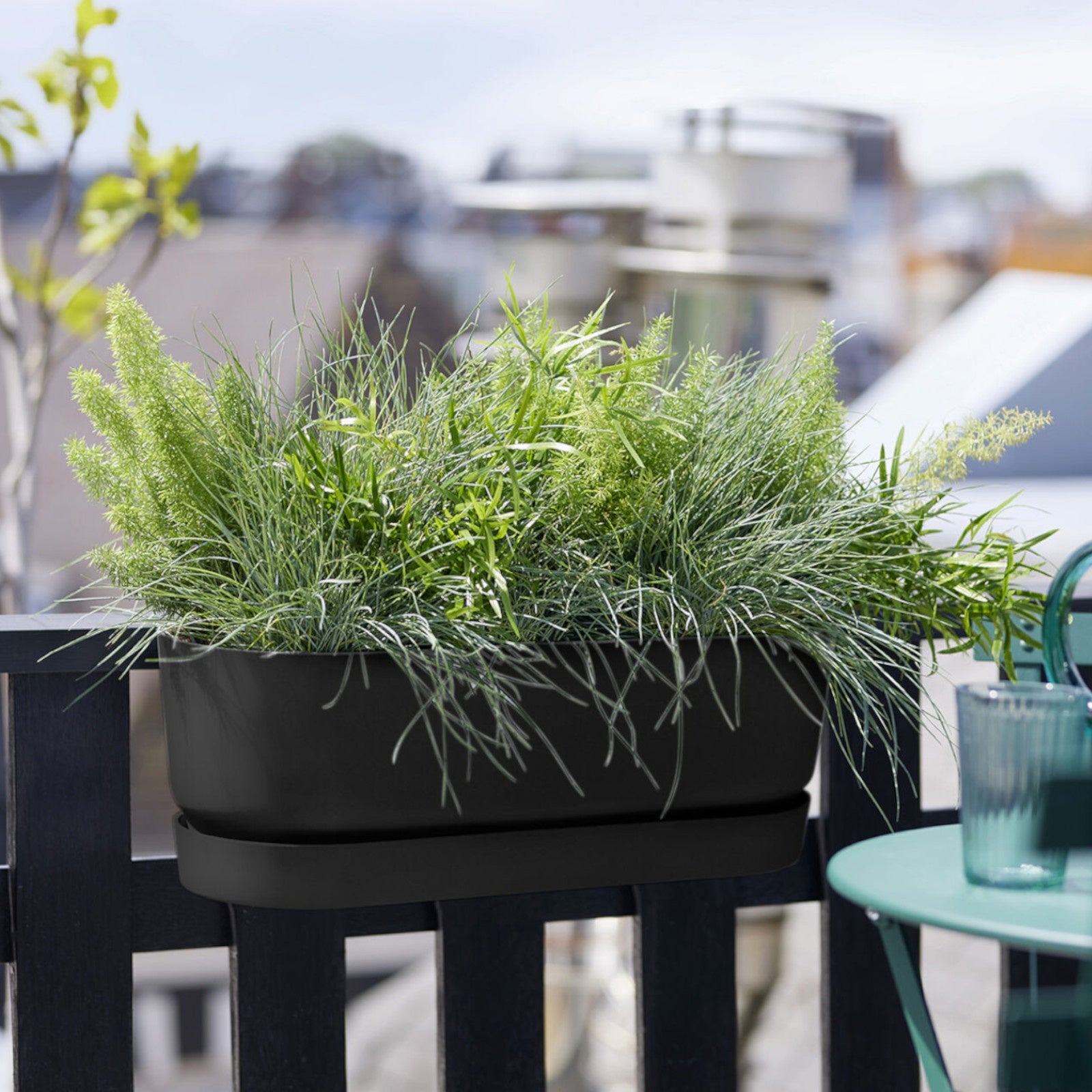 Balkonkasten Greenville Living schwarz - Bakker