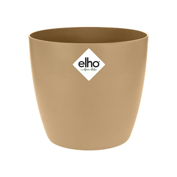 Elho Blumentopf Brussels rund cookid braun - Bakker