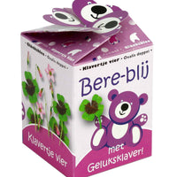 Set Glücksklee Happy Bear rosa - Bakker